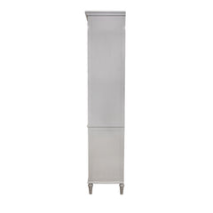 Traditional Glass Cabinet with Drawers - Whats New Furniture - Portland, Oregon