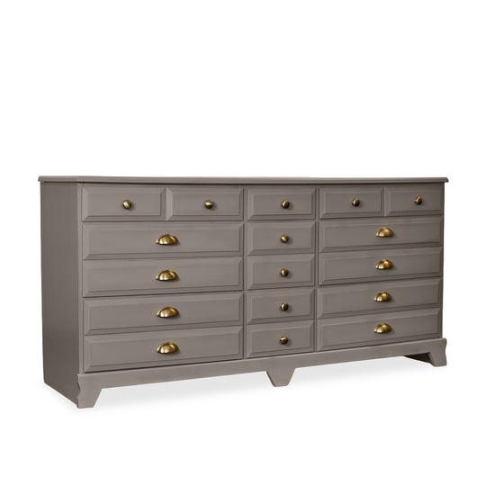 Upcycled Traditional 9 Drawer Dresser