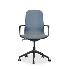 Upholstered Rolling Chair - Whats New Furniture - Portland, Oregon