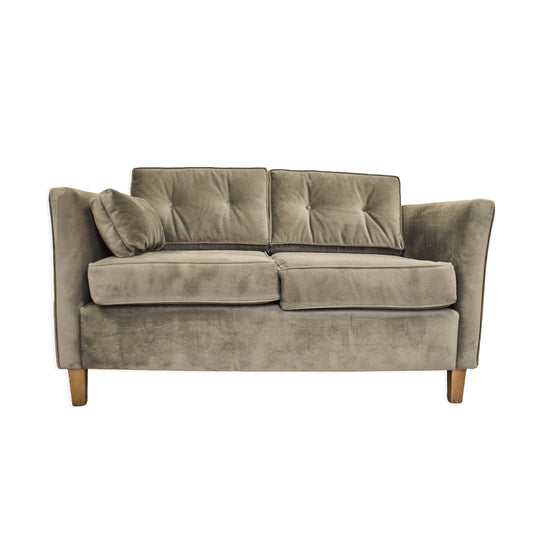 Velvet Mid Century Modern Loveseat