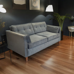Velvet Mid Century Modern Sofa - Whats New Furniture - Portland, Oregon