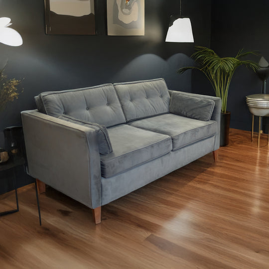 Velvet Mid Century Modern Sofa