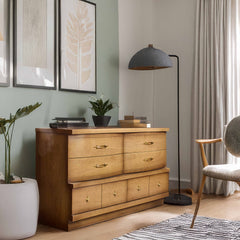 Vintage 6 Drawer Dresser with Mirror - Whats New Furniture - Portland, Oregon