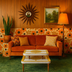 Vintage Hollywood Regency Coffee Table with 2 End Tables - Whats New Furniture - Portland, Oregon