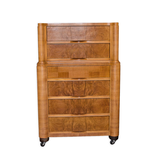 Vintage Art Deco Dresser and NIghtstand