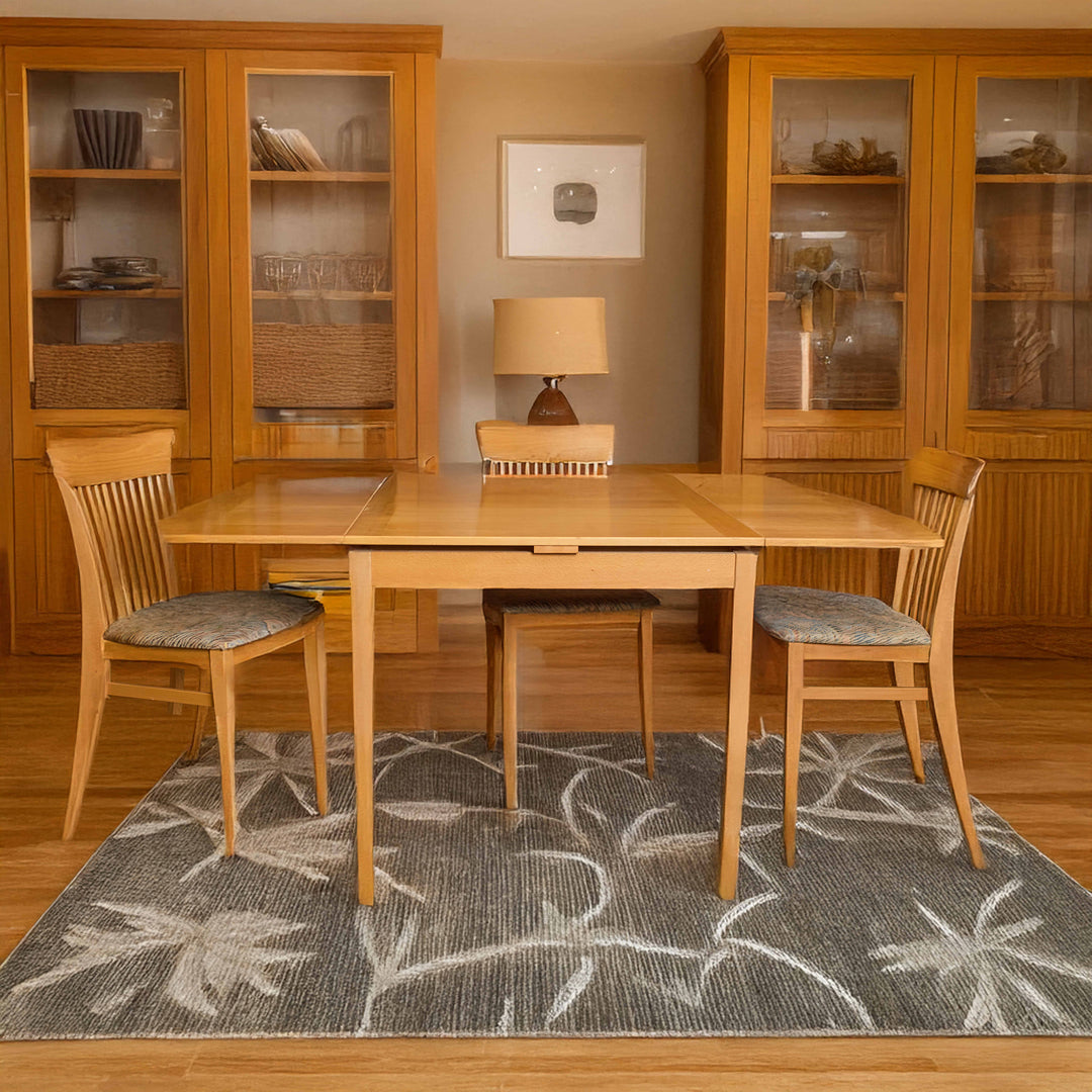 Vintage Mobler Expandable Dining Table with 4 Chairs