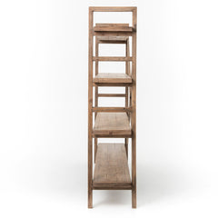 Toscana Large Bookshelf in Sundried Wheat side view - Whats New Furniture Portland OR