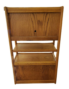 Vintage Oak Media Cabinet - Whats New Furniture - Portland, Oregon