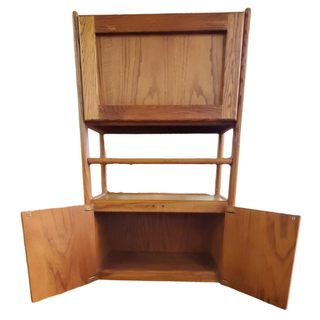 Vintage Oak Media Cabinet