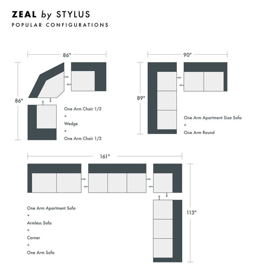 Zeal Custom Sofa / Sectional