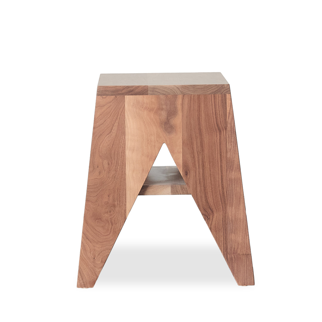 A - Shaped Footstool detail view 2 - Whats New Furniture - Portland, Oregon