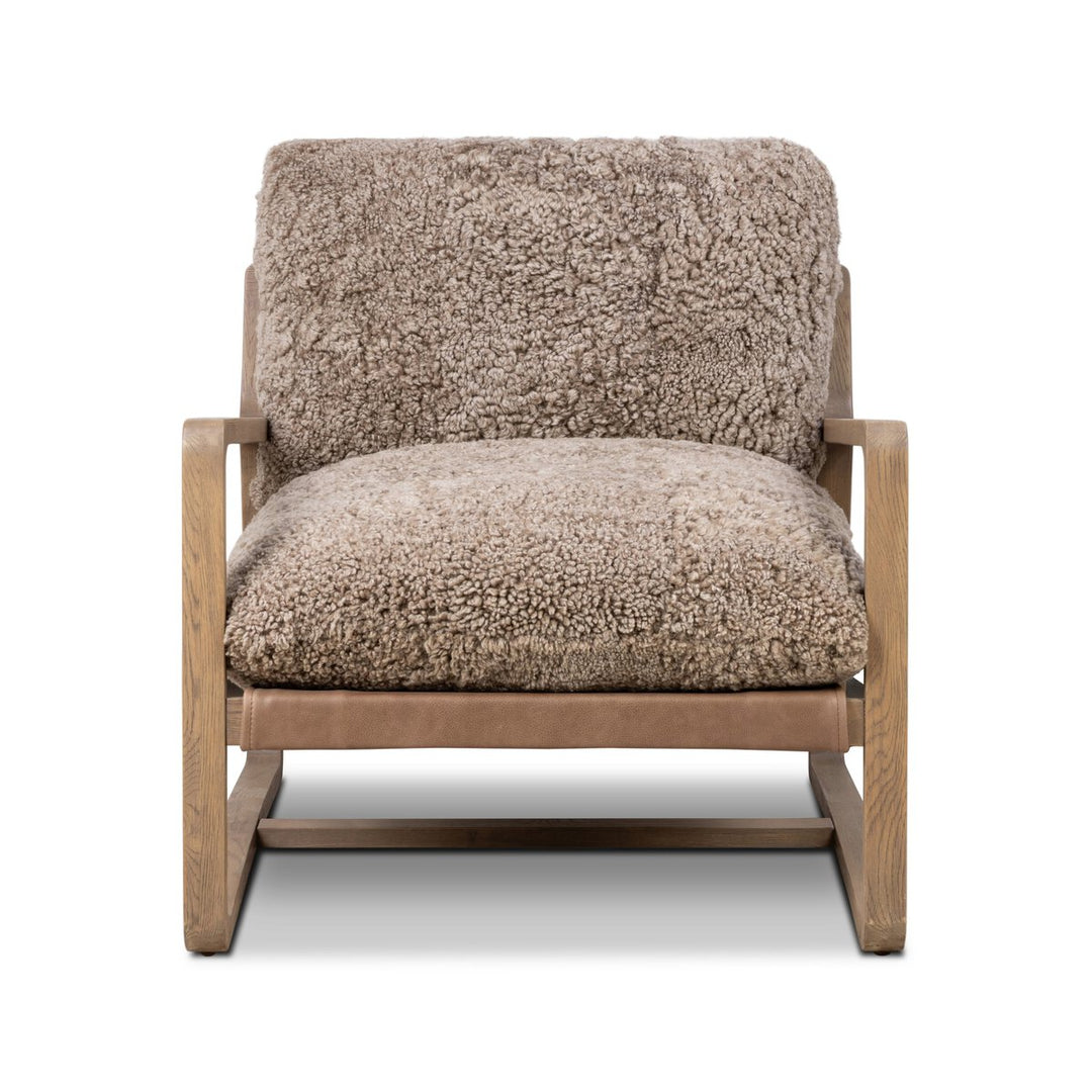 Ace Chair Taupe Shearling