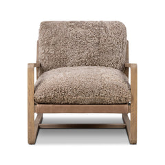 Ace Chair Taupe Shearling
