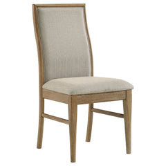 Adina Upholstered Dining Side Chair Barley (Set of 2) - What&