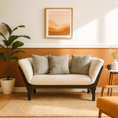 Adjustable Futon w/Pillows detail view 10 - Whats New Furniture - Portland, Oregon