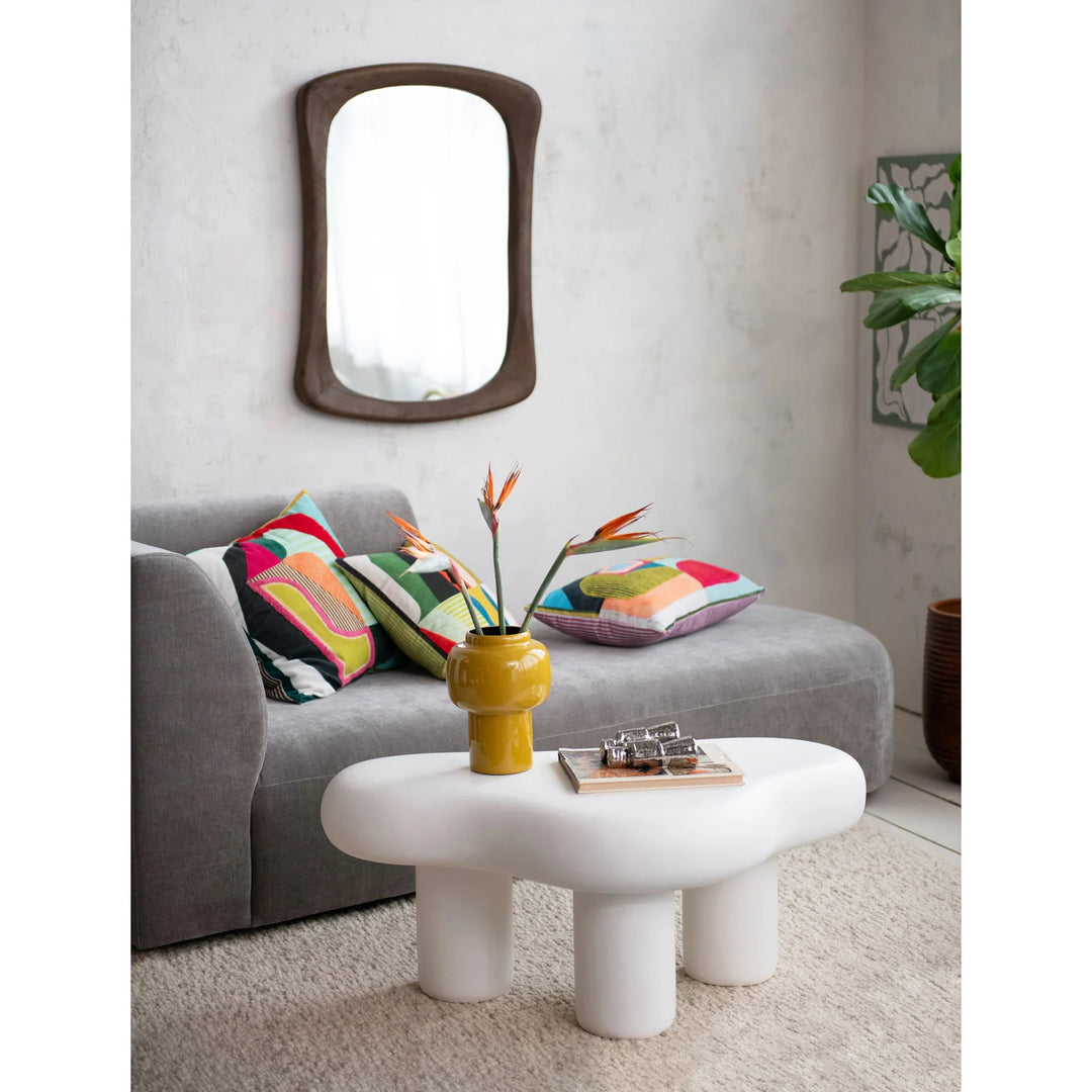 Mango Wood Framed Wall Mirror, Walnut Finish - Whats New Furniture Portland OR (2) (3)
