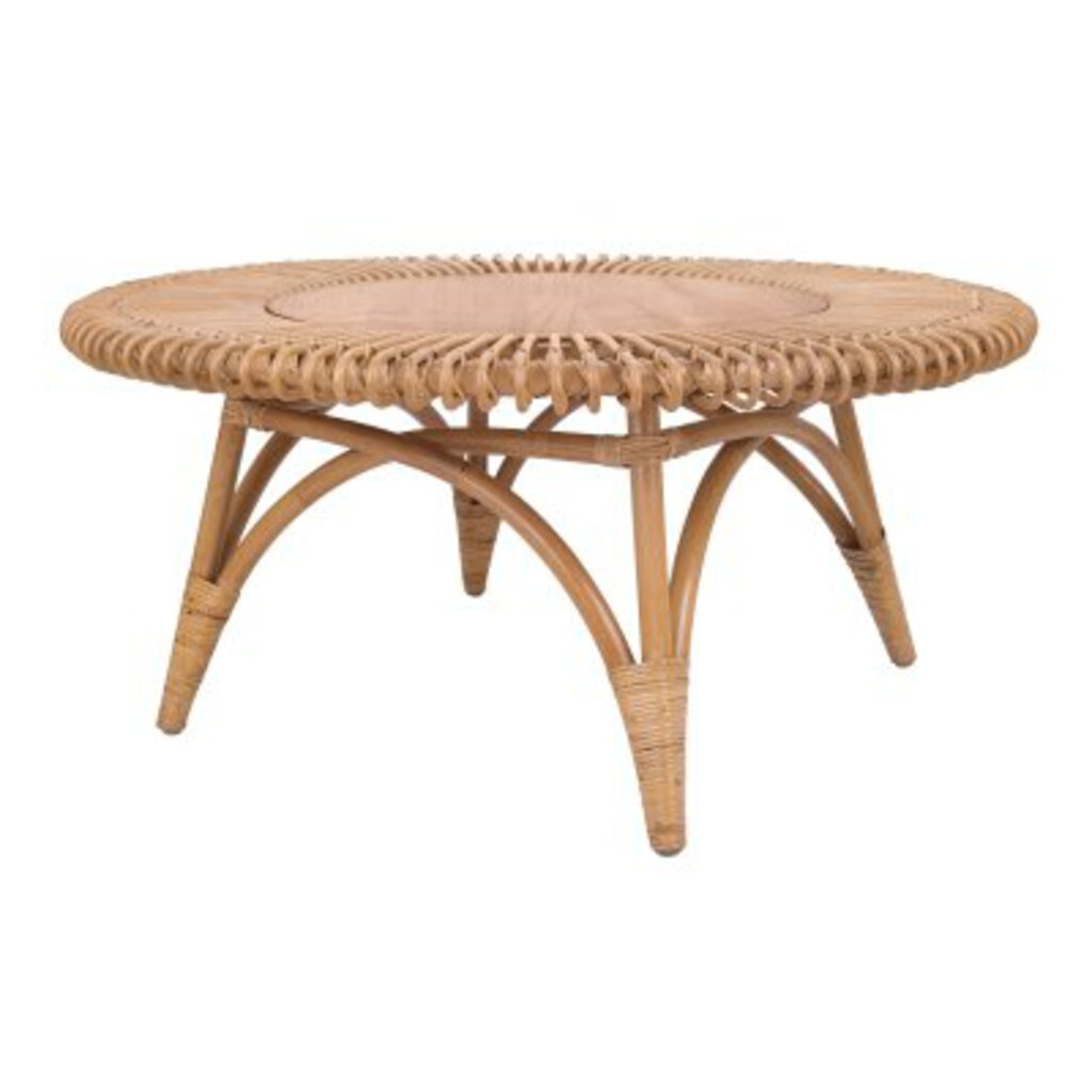 Alani Round Coffee Table in Honey - round coffee table by NPD - Whats New Furniture Portland OR