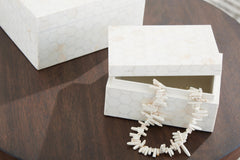 Aldenburg Box Set of 2 in Cream — Ashley Furniture detail view
