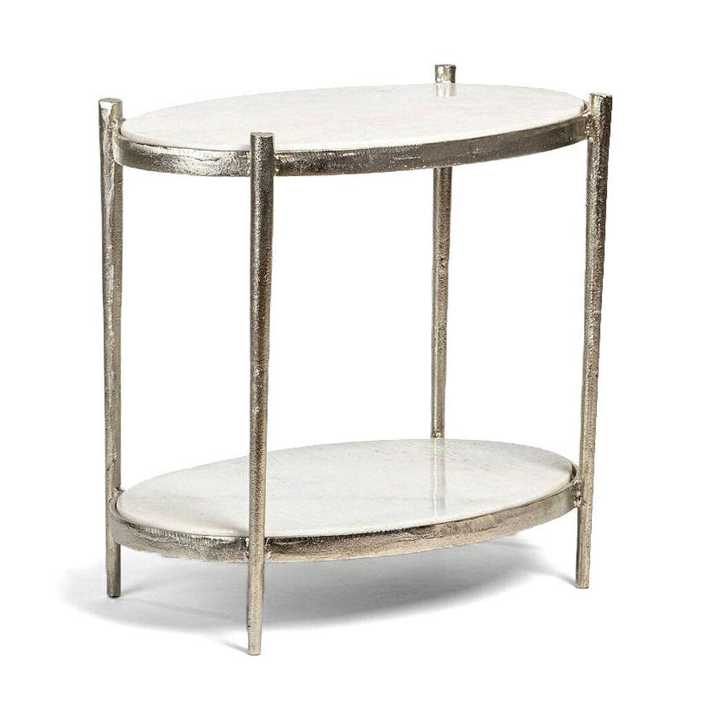 Theo Marble End Table - Whats New Furniture - Portland, Oregon