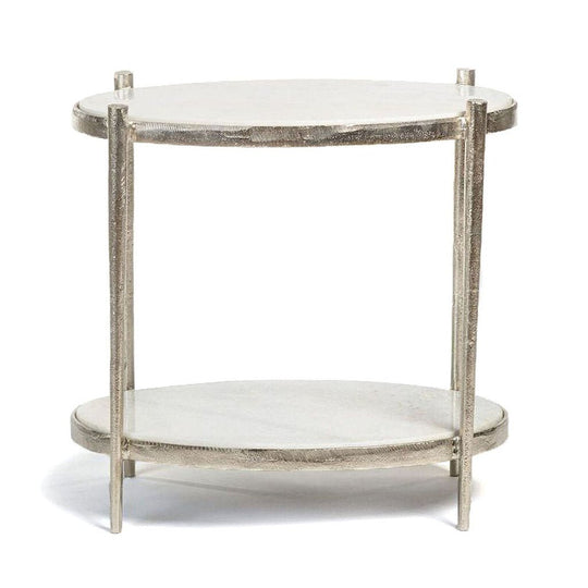 Theo Marble End Table - Whats New Furniture - Portland, Oregon