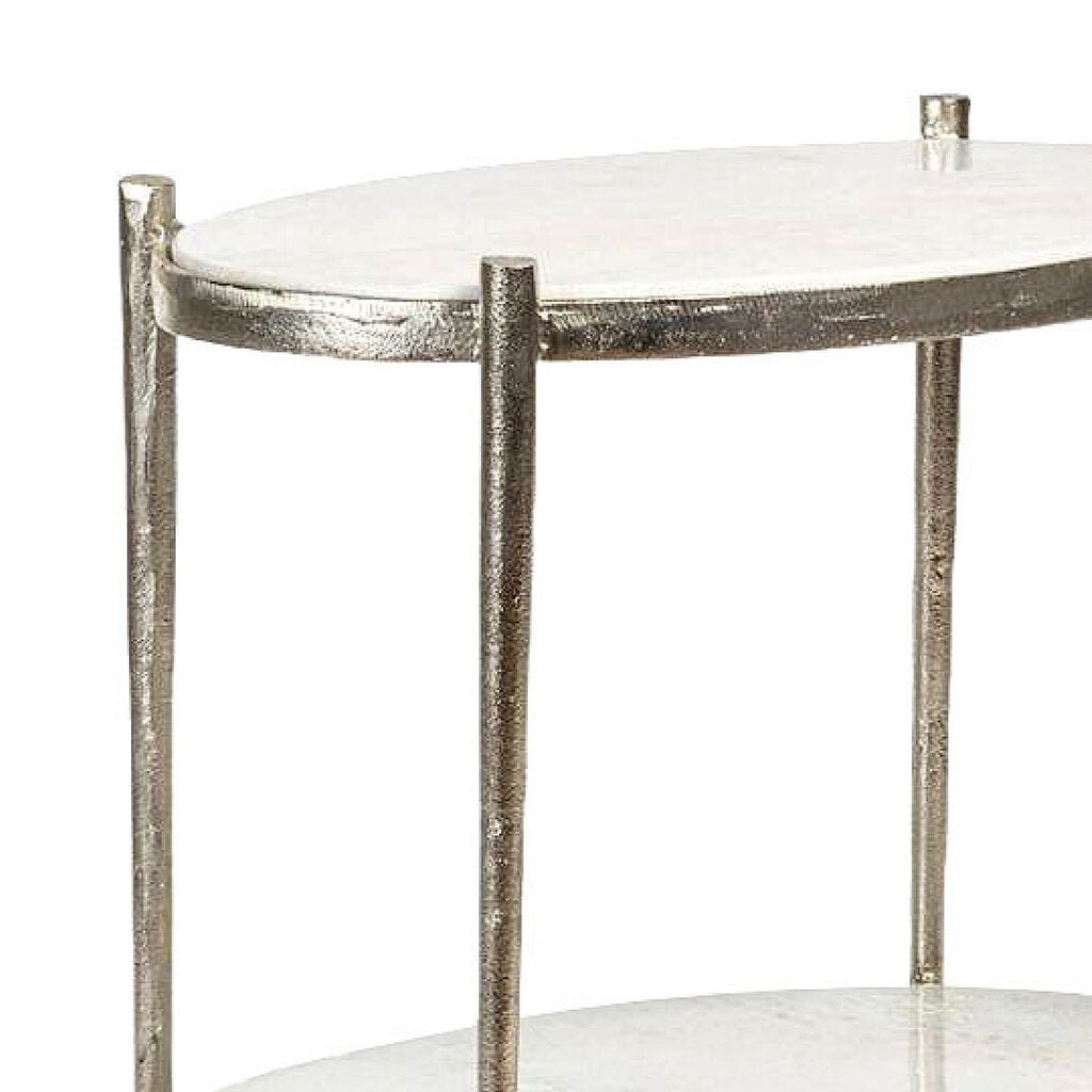 Theo Marble End Table - Whats New Furniture - Portland, Oregon