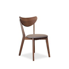Alfredo Dining Chair in walnut lifestyle setting - mid-century dining chair by Coaster - Whats New Furniture Portland OR