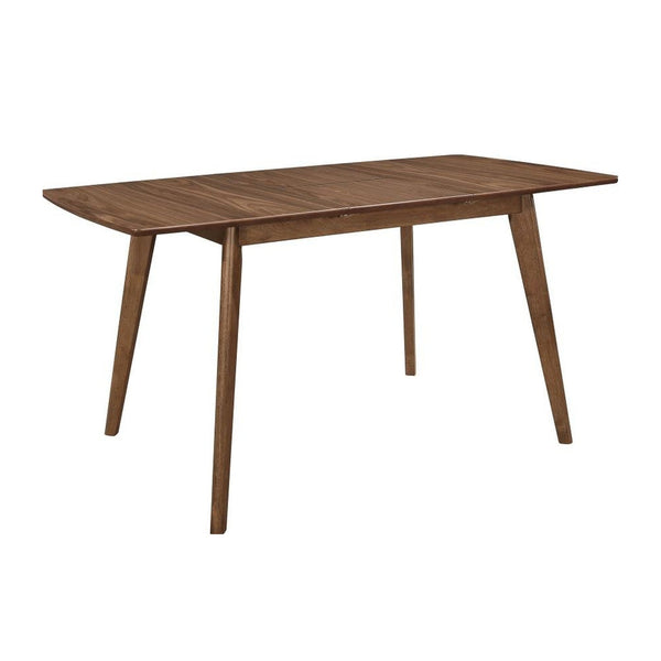 Alfredo Extension Leaf Dining Table front view - Whats New Furniture Portland OR