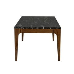 Allure Coffee Table in Black Marble top view - marble top coffee table by LH Imports - Whats New Furniture Portland OR