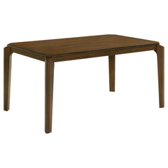 Almonte 59-inch Rectangular Wood Dining Table Dark Brown - What&