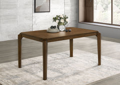 Almonte 59-inch Rectangular Wood Dining Table Dark Brown - What&