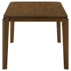 Almonte 59-inch Rectangular Wood Dining Table Dark Brown - What&
