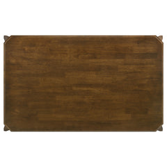 Almonte 59-inch Rectangular Wood Dining Table Dark Brown - What&