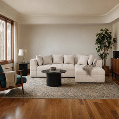 Amara 2 Piece Upholstered Sectional Sofa styled in Portland AlbertArts foursquare living room - What&
