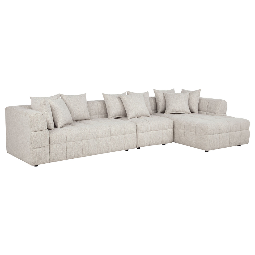 Amara 3-Piece Upholstered Sectional Sofa - What&