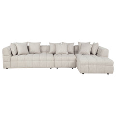 Amara 3-Piece Upholstered Sectional Sofa - What&
