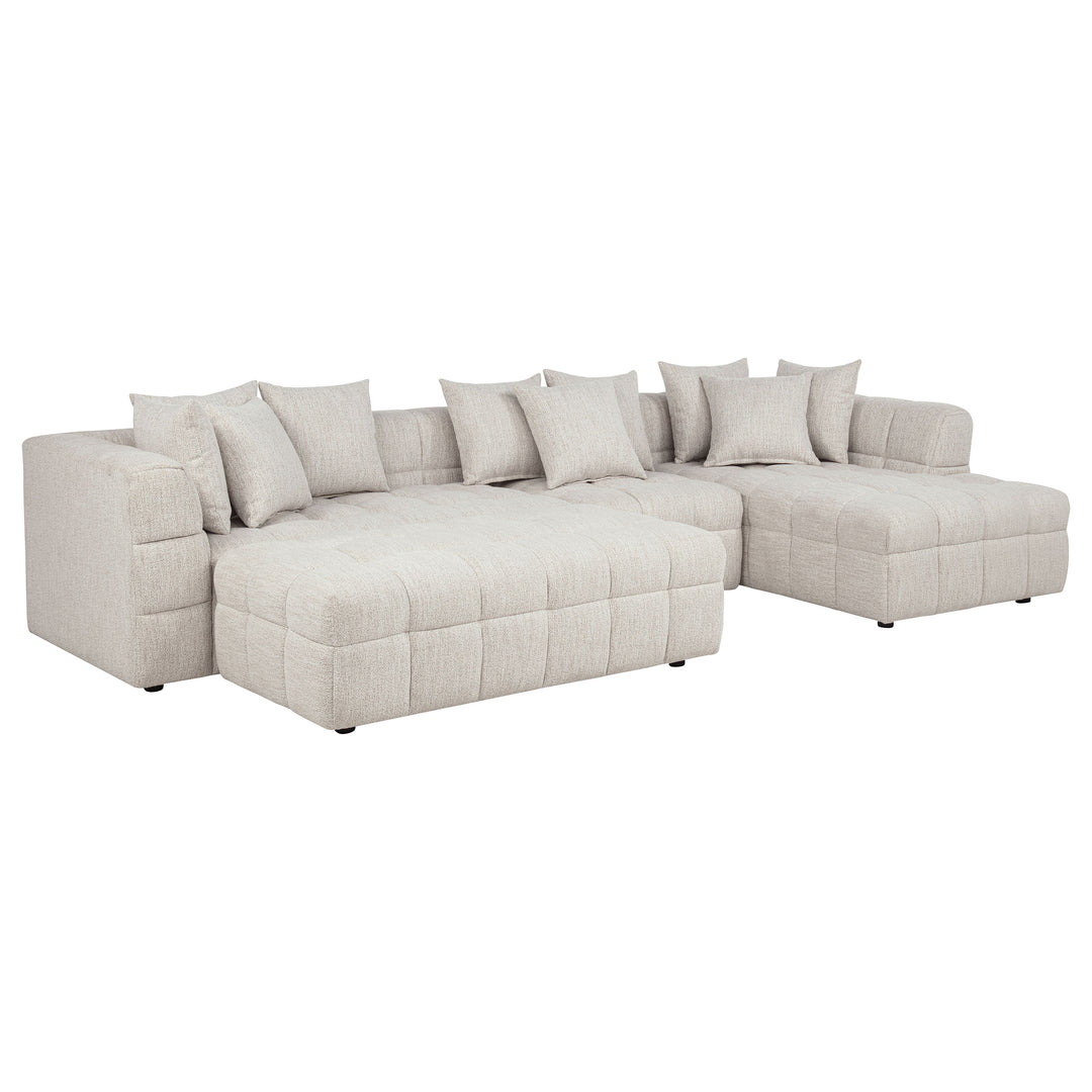 Amara 4-Piece Upholstered Sectional Sofa - What&