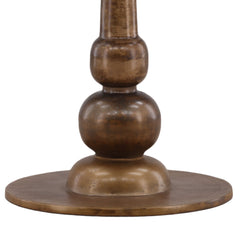 Ansari Round Counter Table - Dark Brass in Dark Brass - detail 2 studio view - Dining Table by Dovetail - Whats New Furniture Portland OR