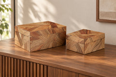 Antford Box Set of 2 in Natural styled in a Portland home — lifestyle view