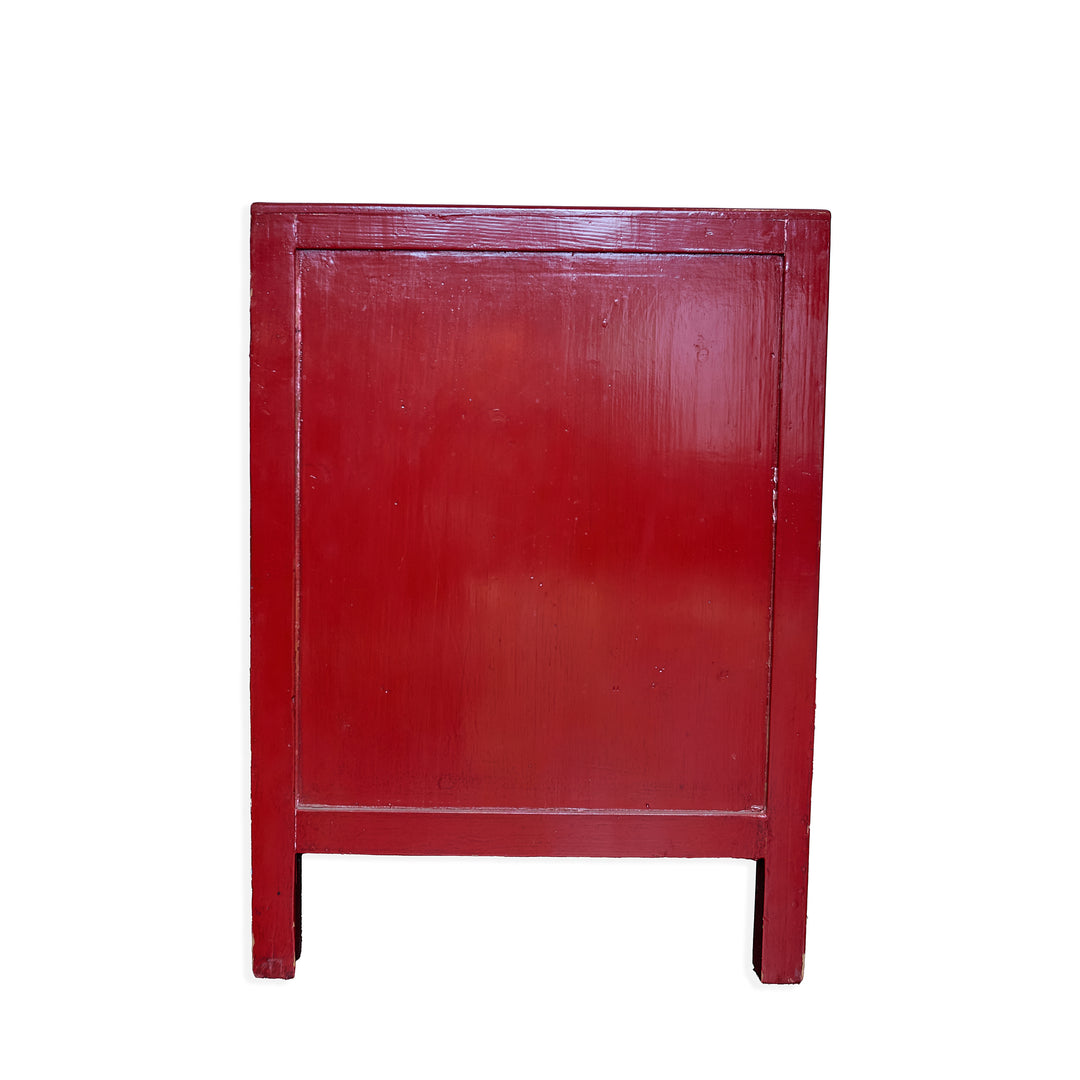 Antique Asian Two Drawer Cabinet detail view 2 - Whats New Furniture - Portland, Oregon