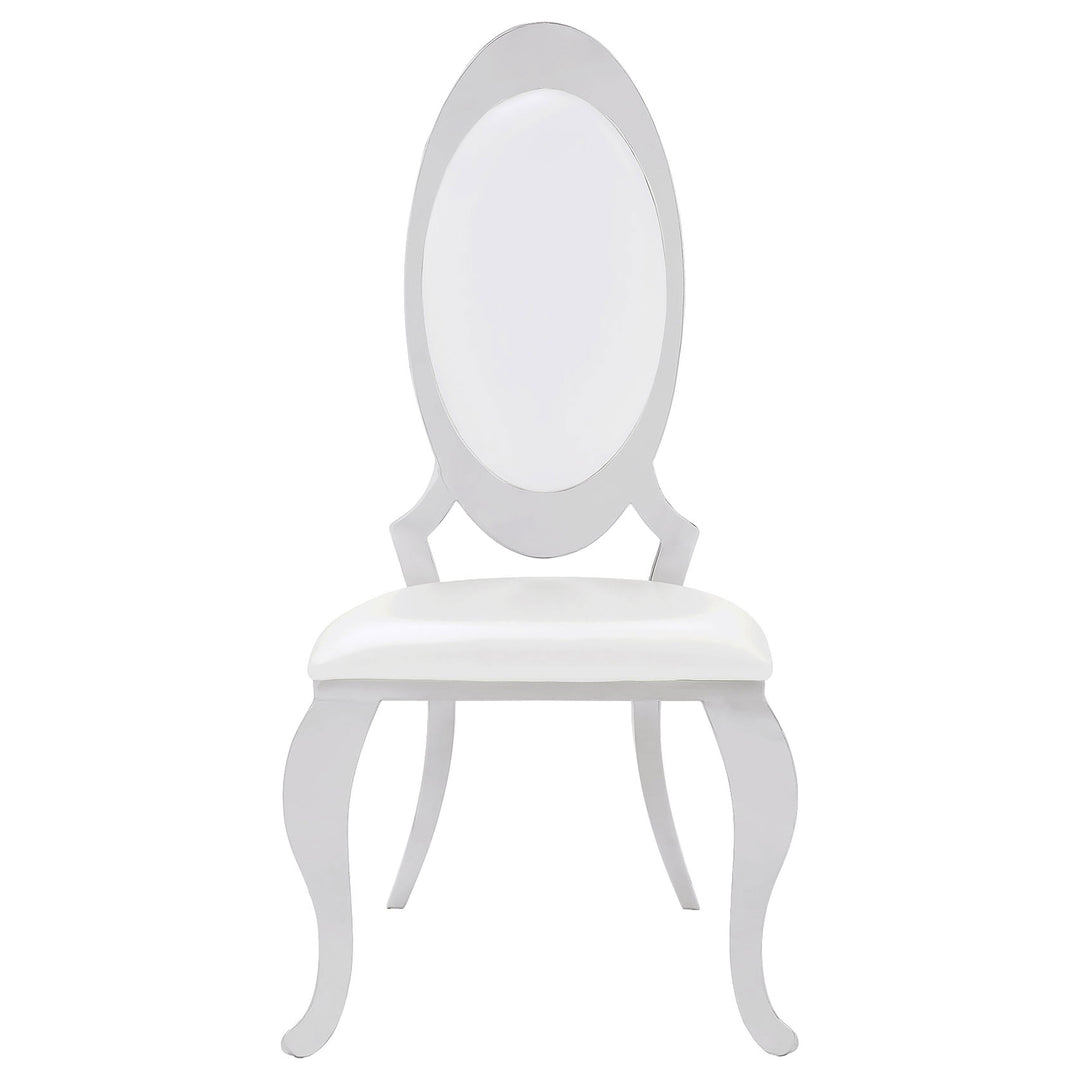 Antoine Upholstered Dining Chair Cream White (Set of 2) - What&