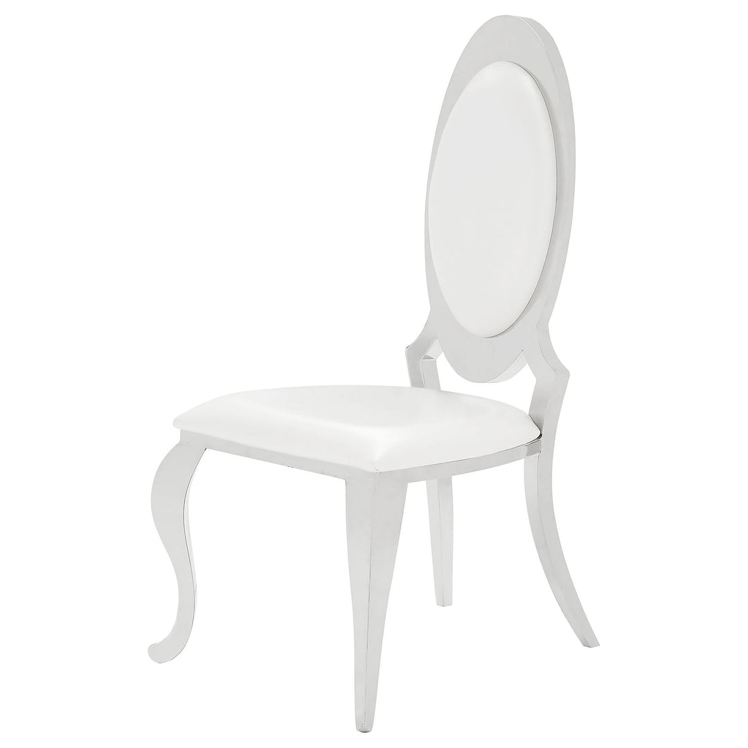 Antoine Upholstered Dining Chair Cream White (Set of 2) - What&