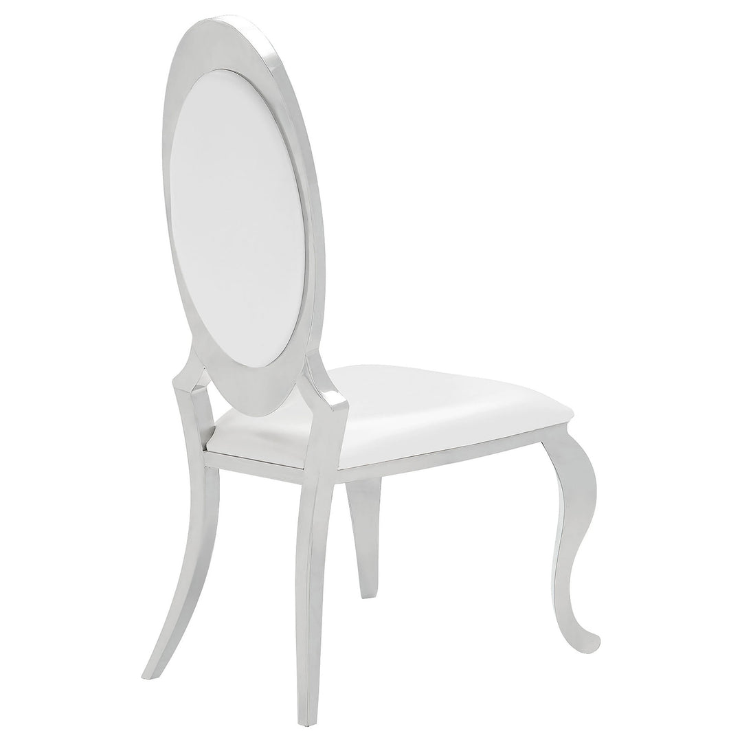 Antoine Upholstered Dining Chair Cream White (Set of 2) - What&
