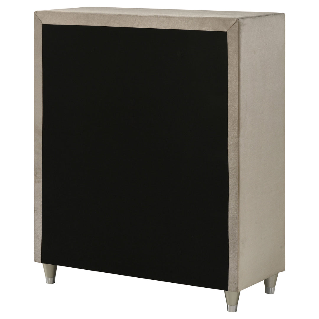 Antonella 5-drawer Bedroom Chest Ivory and Camel - What&