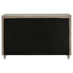 Antonella 7-drawer Upholstered Dresser Ivory and Camel - What&