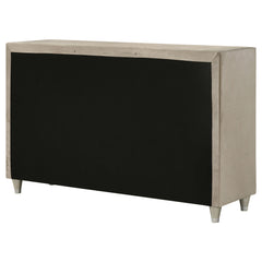 Antonella 7-drawer Upholstered Dresser Ivory and Camel - What&