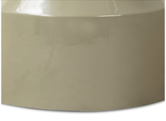Ara End Table in Moss Green finish detail - concrete end table by Four Hands - Whats New Furniture Portland OR