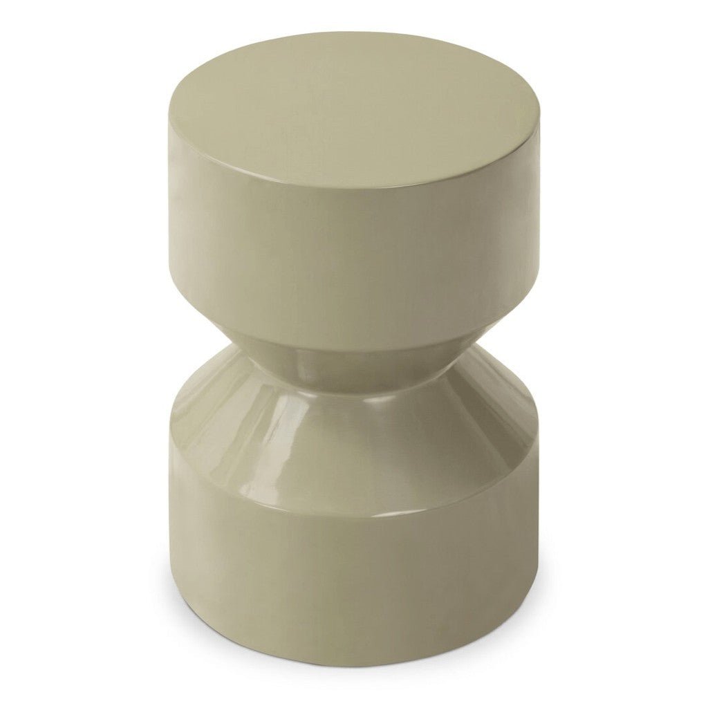 Ara End Table in Moss Green - concrete end table by Four Hands - Whats New Furniture Portland OR