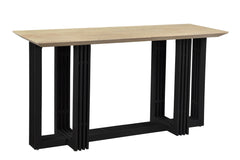 Arcadia Console in Mango Heartwood side angle - Mango Heartwood console table by LH Imports - Whats New Furniture Portland OR