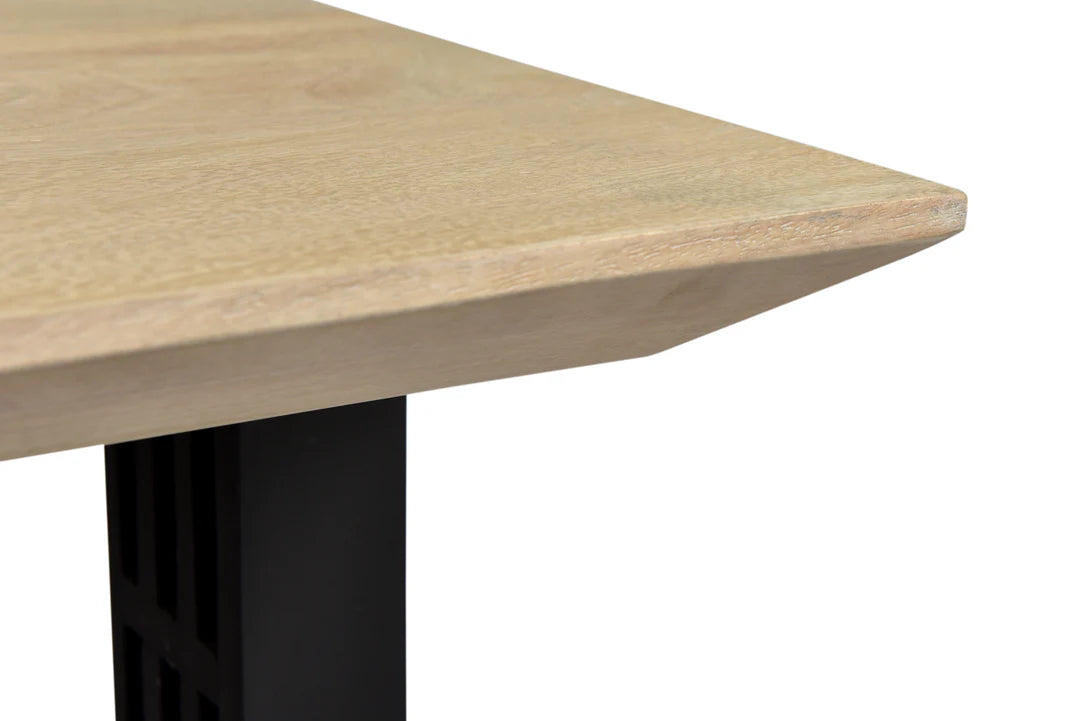 Arcadia Console in Mango Heartwood leg detail - Mango Heartwood console table by LH Imports - Whats New Furniture Portland OR