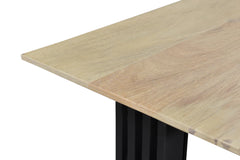 Arcadia Console in Mango Heartwood top detail - Mango Heartwood console table by LH Imports - Whats New Furniture Portland OR